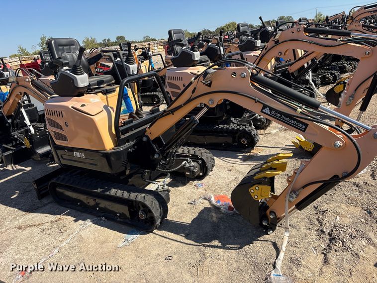 image for item ES8395 2024 Erie EM15 mini excavator