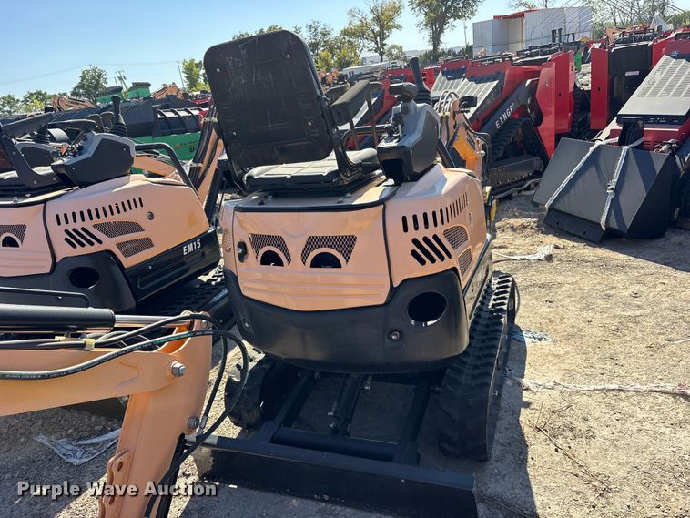 image for item ES8395 2024 Erie EM15 mini excavator