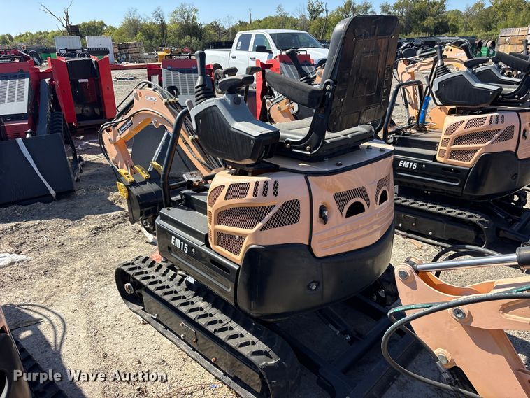 image for item ES8395 2024 Erie EM15 mini excavator