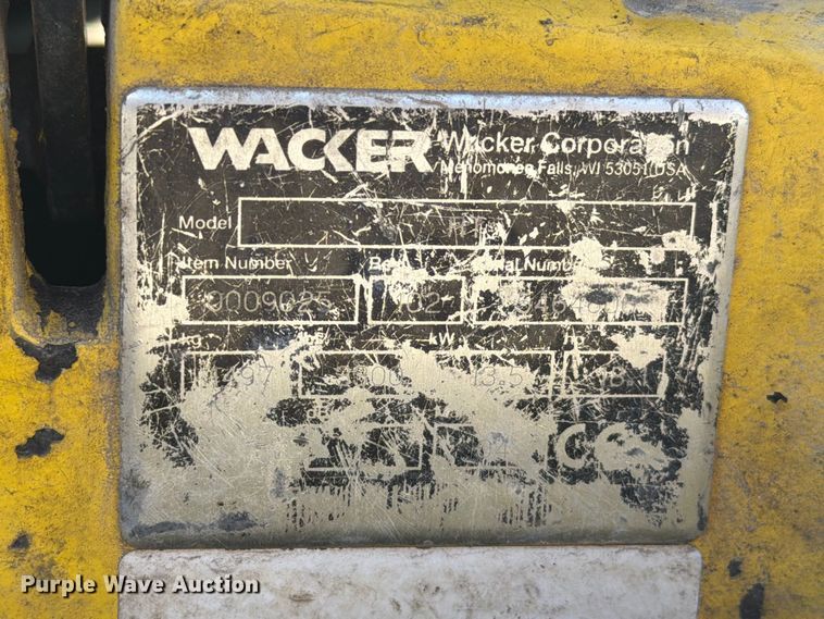 image for item EU0896 Wacker Neuson RT trench compactor