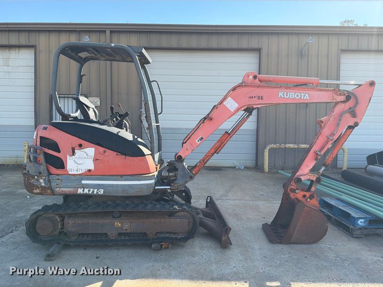 image for item EU0898 2006 Kubota KX71-3 mini excavator