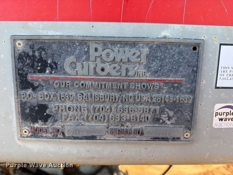 image for item EW7492 Power Curber 5700B curb machine