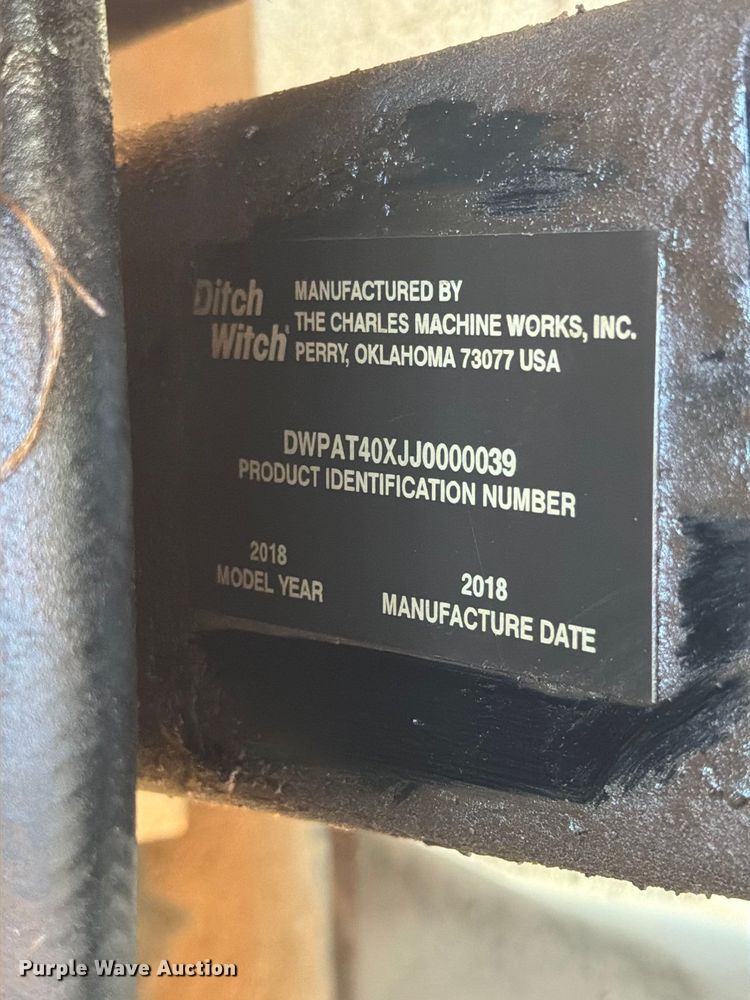 image for item EW7558 2018 Ditch Witch AT40 directional boring unit