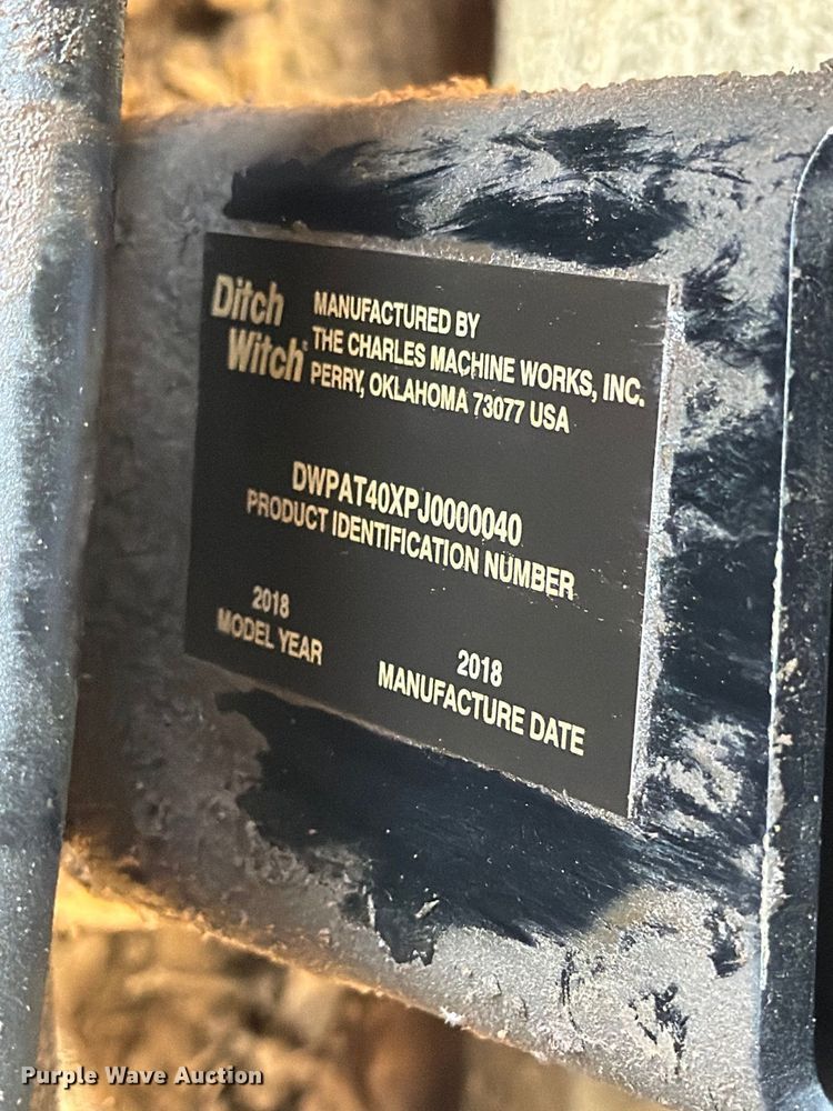 image for item EW7559 2018 Ditch Witch AT40 directional boring unit