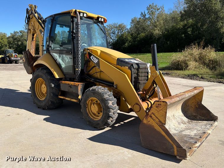 image for item EX1022 2012 Caterpillar 420F backhoe