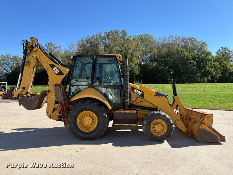image for item EX1022 2012 Caterpillar 420F backhoe