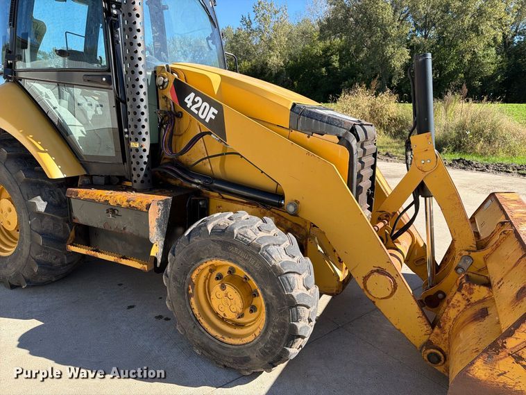 image for item EX1022 2012 Caterpillar 420F backhoe