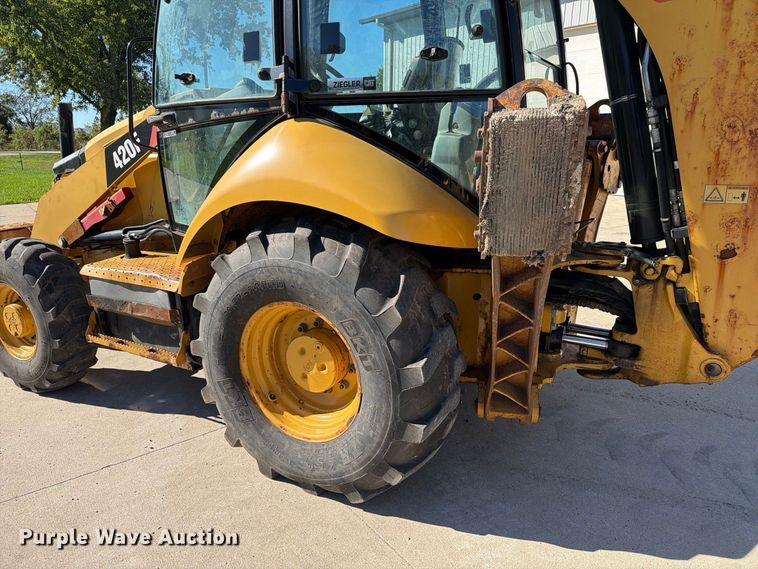 image for item EX1022 2012 Caterpillar 420F backhoe