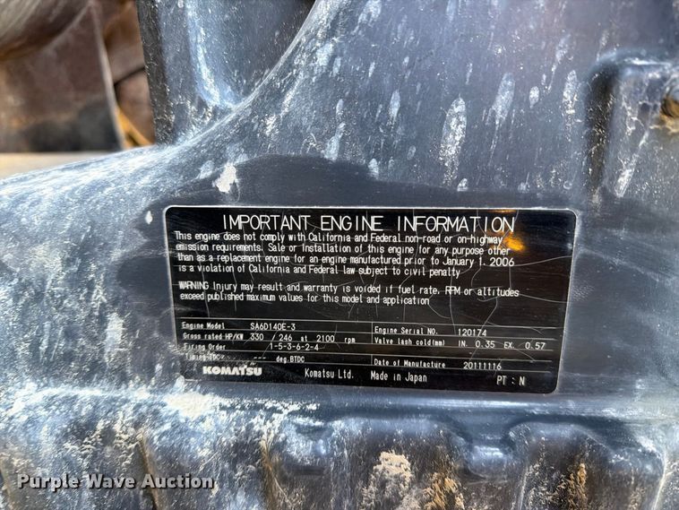 image for item EX1027 2002 Komatsu WA500-3LK wheel loader