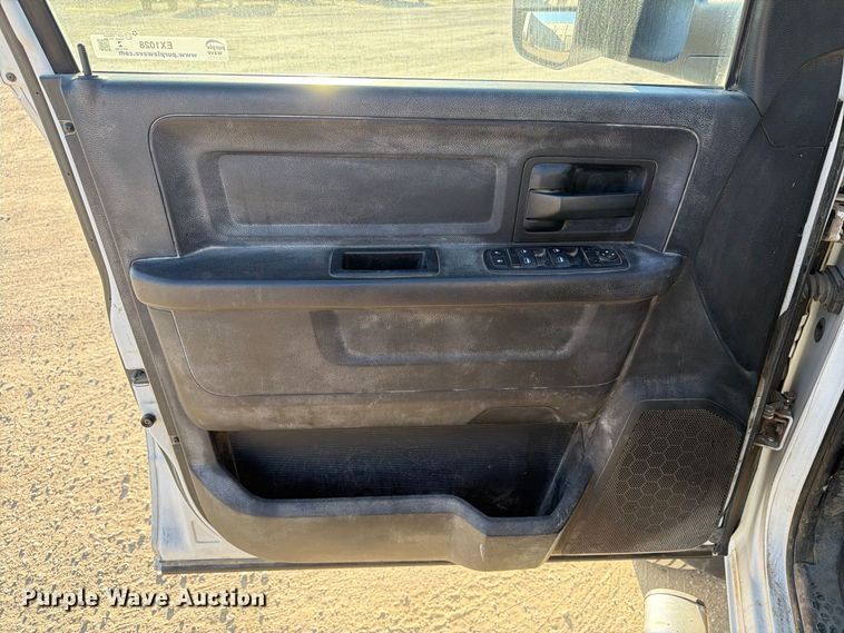 image for item EX1028 2016 RAM 5500 Crew Cab flatbed truck