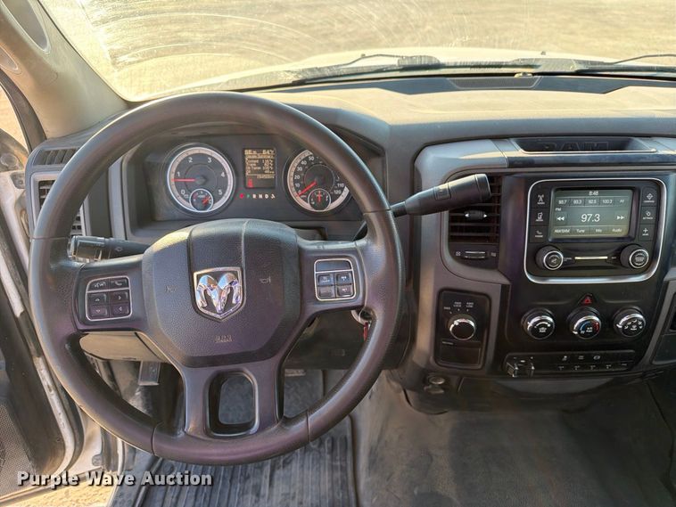 image for item EX1028 2016 RAM 5500 Crew Cab flatbed truck