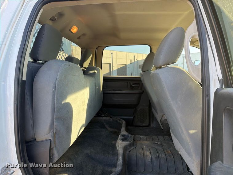image for item EX1028 2016 RAM 5500 Crew Cab flatbed truck