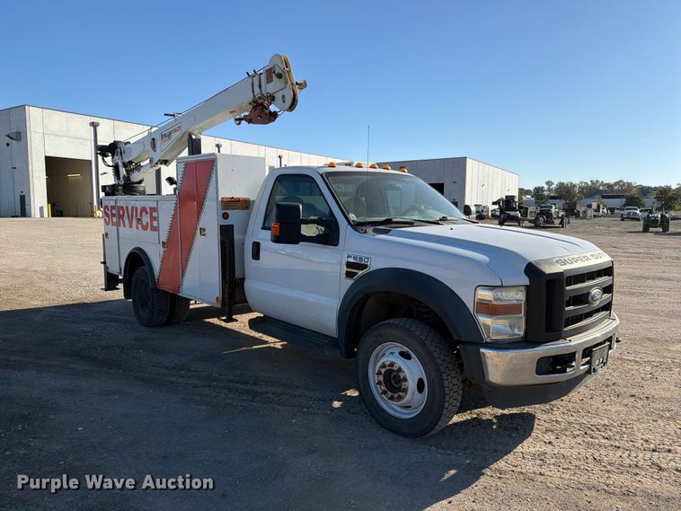 image for item EX1029 2008 Ford F550 utility / service truck