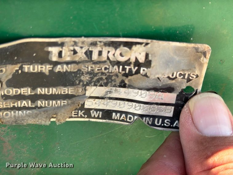 image for item EX1035 Textron 544909A walk behind aerator
