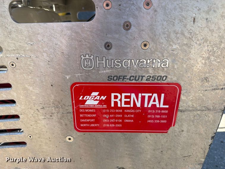 image for item EX1037 Husqvarna SOFF-CUT 2500 concrete saw