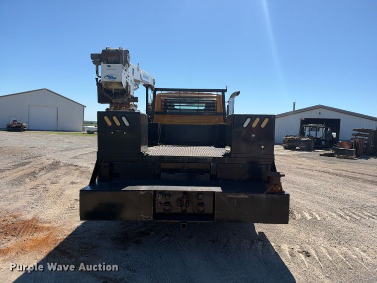 image for item EX2354 2006 International WorkStar 7400 Crew Cab flatbed truck
