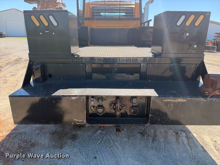 image for item EX2354 2006 International WorkStar 7400 Crew Cab flatbed truck
