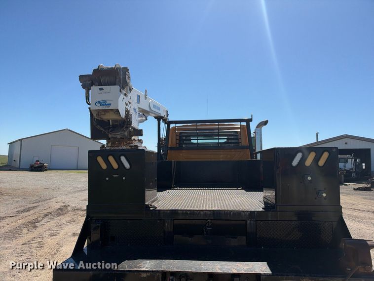 image for item EX2354 2006 International WorkStar 7400 Crew Cab flatbed truck