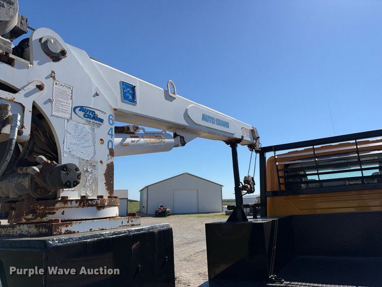 image for item EX2354 2006 International WorkStar 7400 Crew Cab flatbed truck