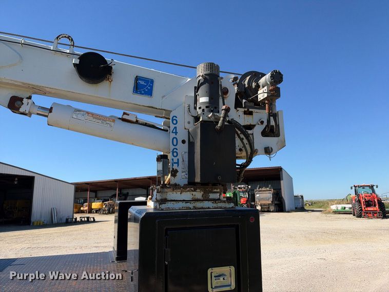 image for item EX2354 2006 International WorkStar 7400 Crew Cab flatbed truck