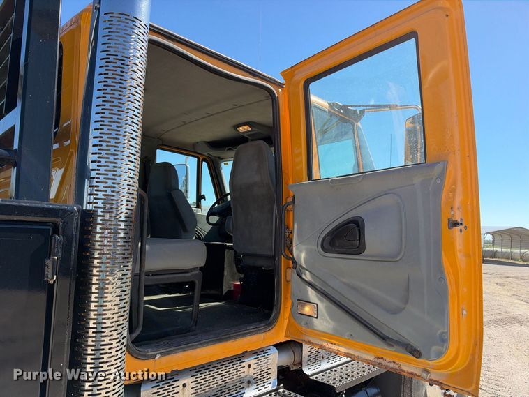 image for item EX2354 2006 International WorkStar 7400 Crew Cab flatbed truck