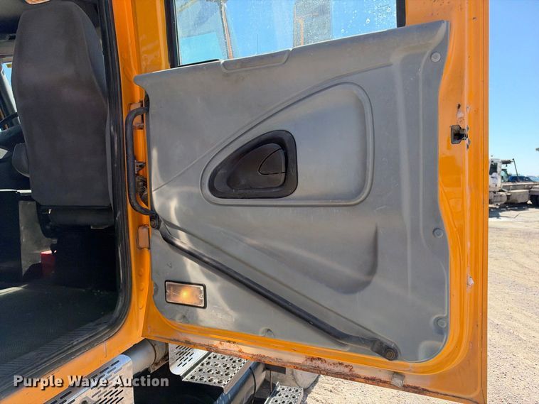 image for item EX2354 2006 International WorkStar 7400 Crew Cab flatbed truck