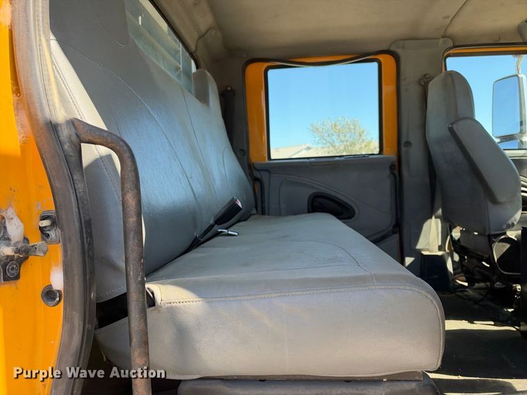 image for item EX2354 2006 International WorkStar 7400 Crew Cab flatbed truck