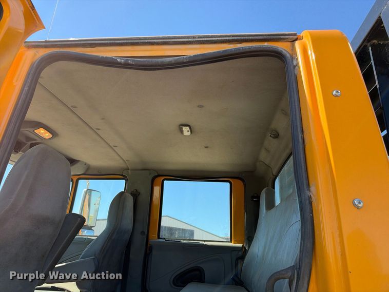 image for item EX2354 2006 International WorkStar 7400 Crew Cab flatbed truck