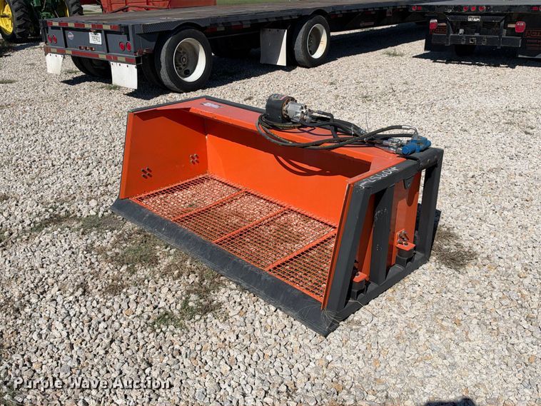 image for item EX2412 Pabreak skid steer vibrating screen bucket