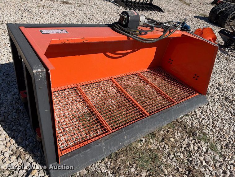 image for item EX2412 Pabreak skid steer vibrating screen bucket