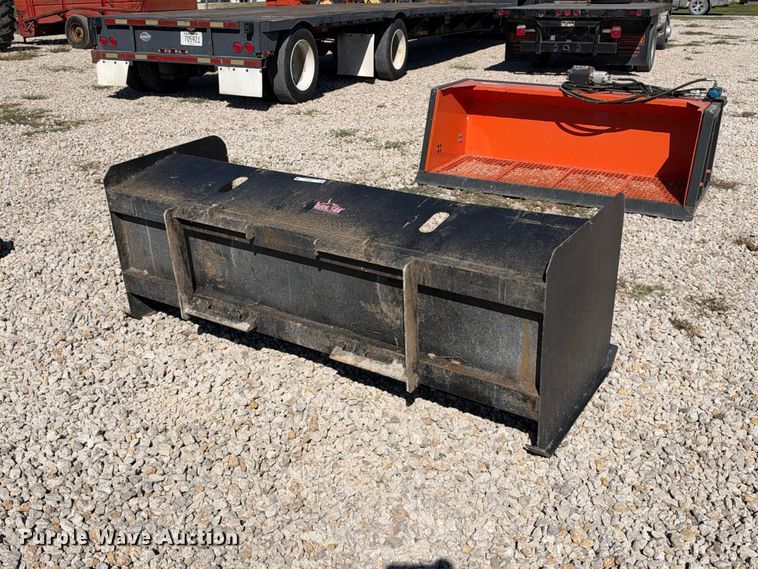 image for item EX2413 Pabreak skid steer snow pusher