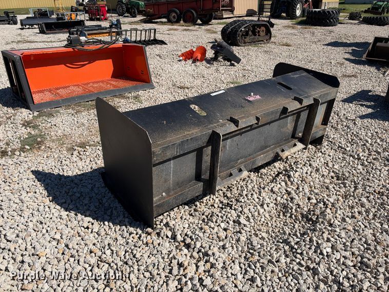 image for item EX2413 Pabreak skid steer snow pusher