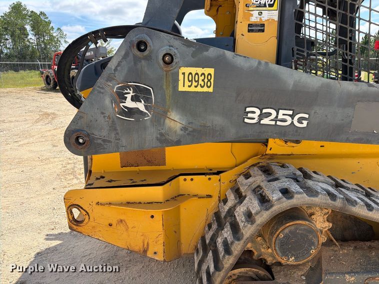 image for item EX3050 2019 John Deere 325G tracked skid steer loader