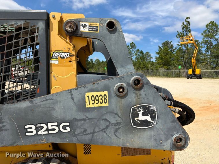 image for item EX3050 2019 John Deere 325G tracked skid steer loader