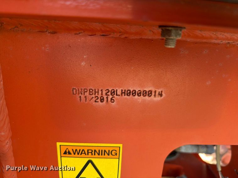 image for item EX4634 2017 Ditch Witch BH120 backhoe attachment
