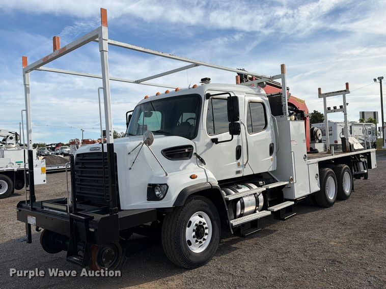 image for item FB5198 2013 Freightliner 108SD Crew Cab crane truck