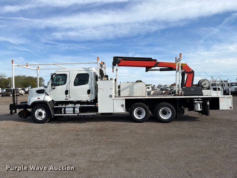 image for item FB5198 2013 Freightliner 108SD Crew Cab crane truck