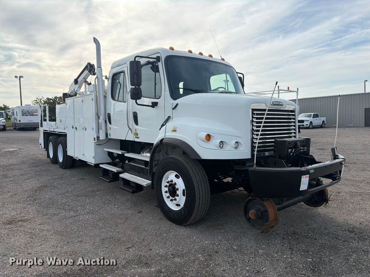 image for item FB5199 2012 Freightliner Business Class M2 Crew Cab crane truck
