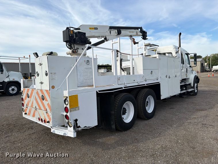 image for item FB5199 2012 Freightliner Business Class M2 Crew Cab crane truck