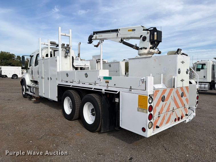 image for item FB5199 2012 Freightliner Business Class M2 Crew Cab crane truck