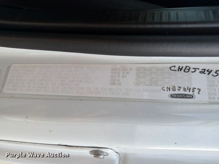 image for item FB5199 2012 Freightliner Business Class M2 Crew Cab crane truck