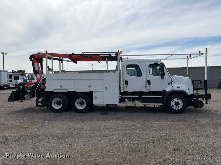 image for item FB5201 2013 Freightliner 108SD Crew Cab crane truck