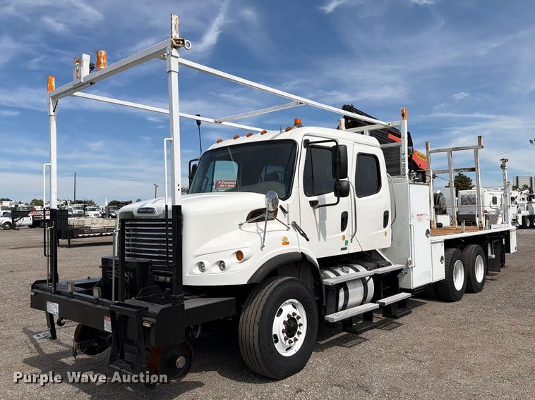 2012 Freightliner Business Class M2 Crew Cab crane truck