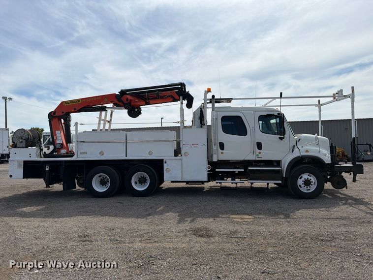 image for item FB5203 2012 Freightliner Business Class M2 Crew Cab crane truck