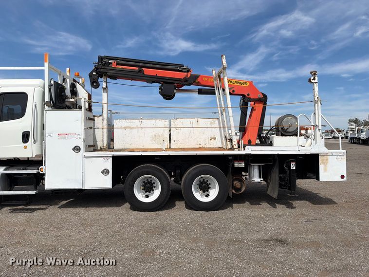 image for item FB5203 2012 Freightliner Business Class M2 Crew Cab crane truck