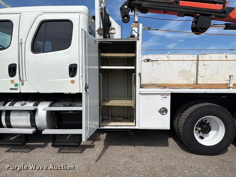 image for item FB5203 2012 Freightliner Business Class M2 Crew Cab crane truck