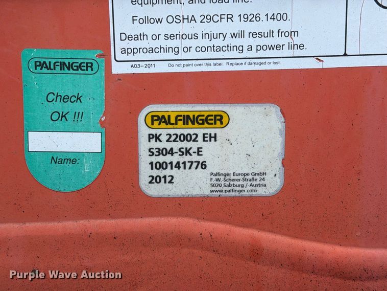 image for item FB5203 2012 Freightliner Business Class M2 Crew Cab crane truck