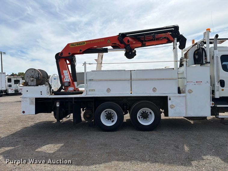 image for item FB5203 2012 Freightliner Business Class M2 Crew Cab crane truck