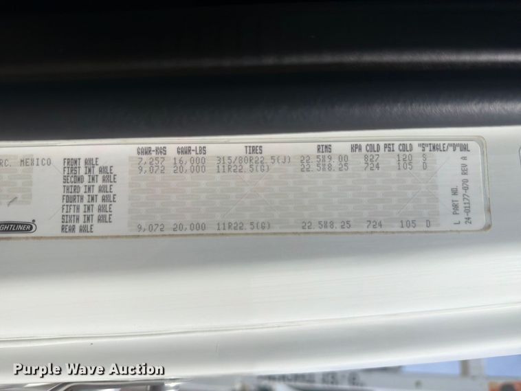 image for item FB5203 2012 Freightliner Business Class M2 Crew Cab crane truck