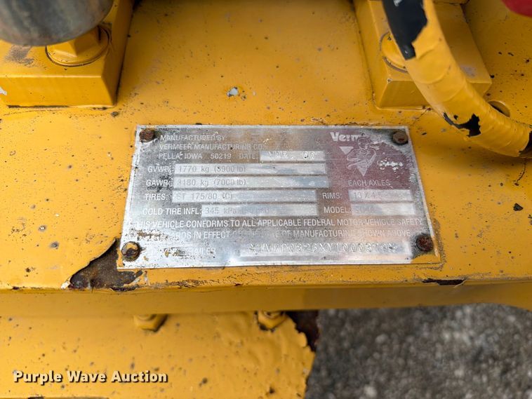 image for item FB5212 2000 Vermeer TC4A rock saw